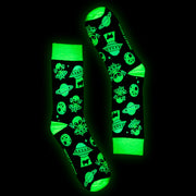 'UFO' Ultimate Funky Offbeat Glow in the Dark Socks The Offbeat Sock Company
