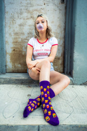 'The OB' Original Burger Socks The Offbeat Sock Company