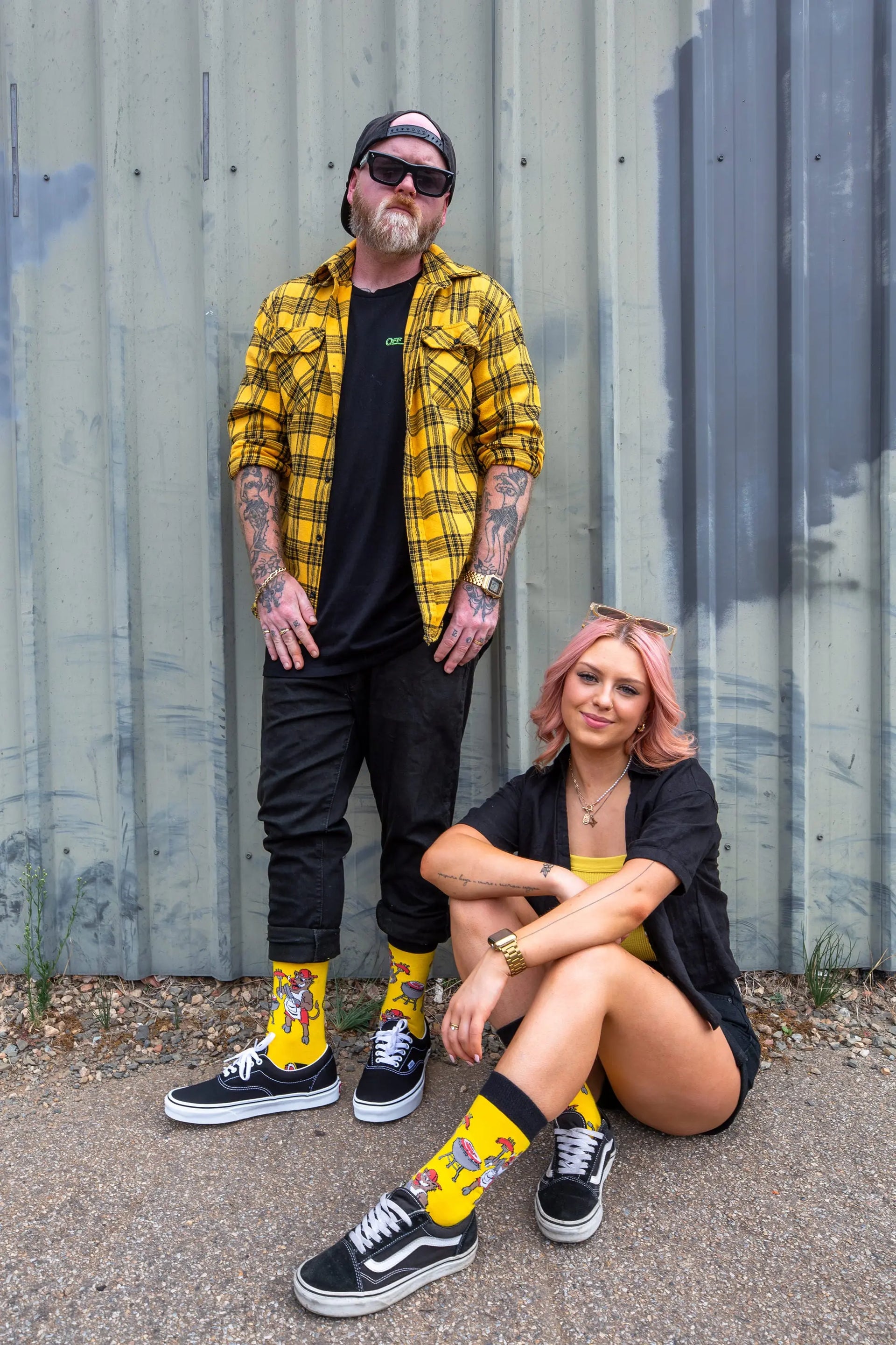 The Offbeat Sock Company Grill Bill Kill Bill Inspired Sock
