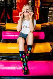 'Happier' Smiley Socks - The Offbeat Sock Company®