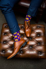 'The OB' Original Burger Socks - The Offbeat Sock Company®