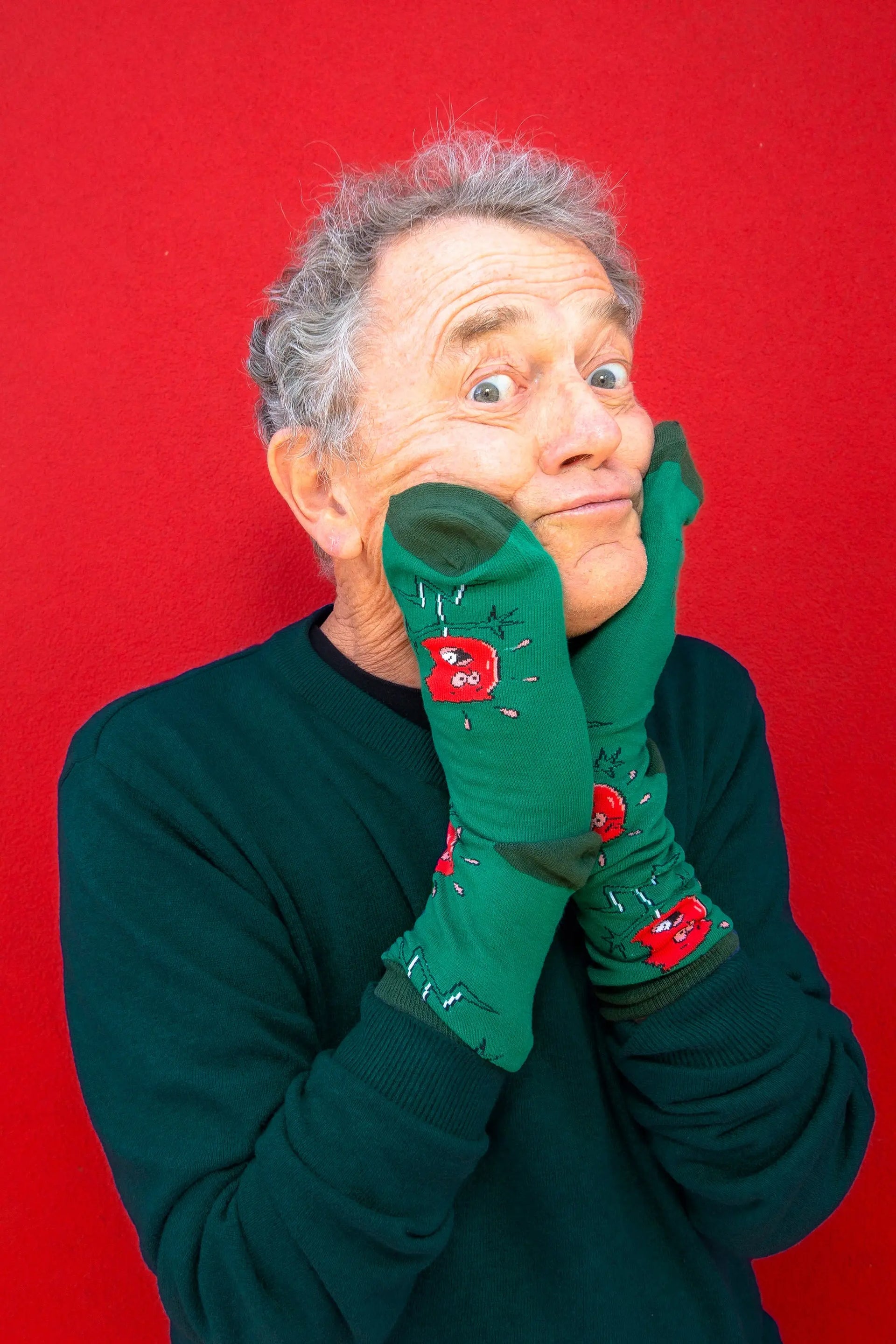 Peter Combe Toffee Apple Socks - The Offbeat Sock Company®