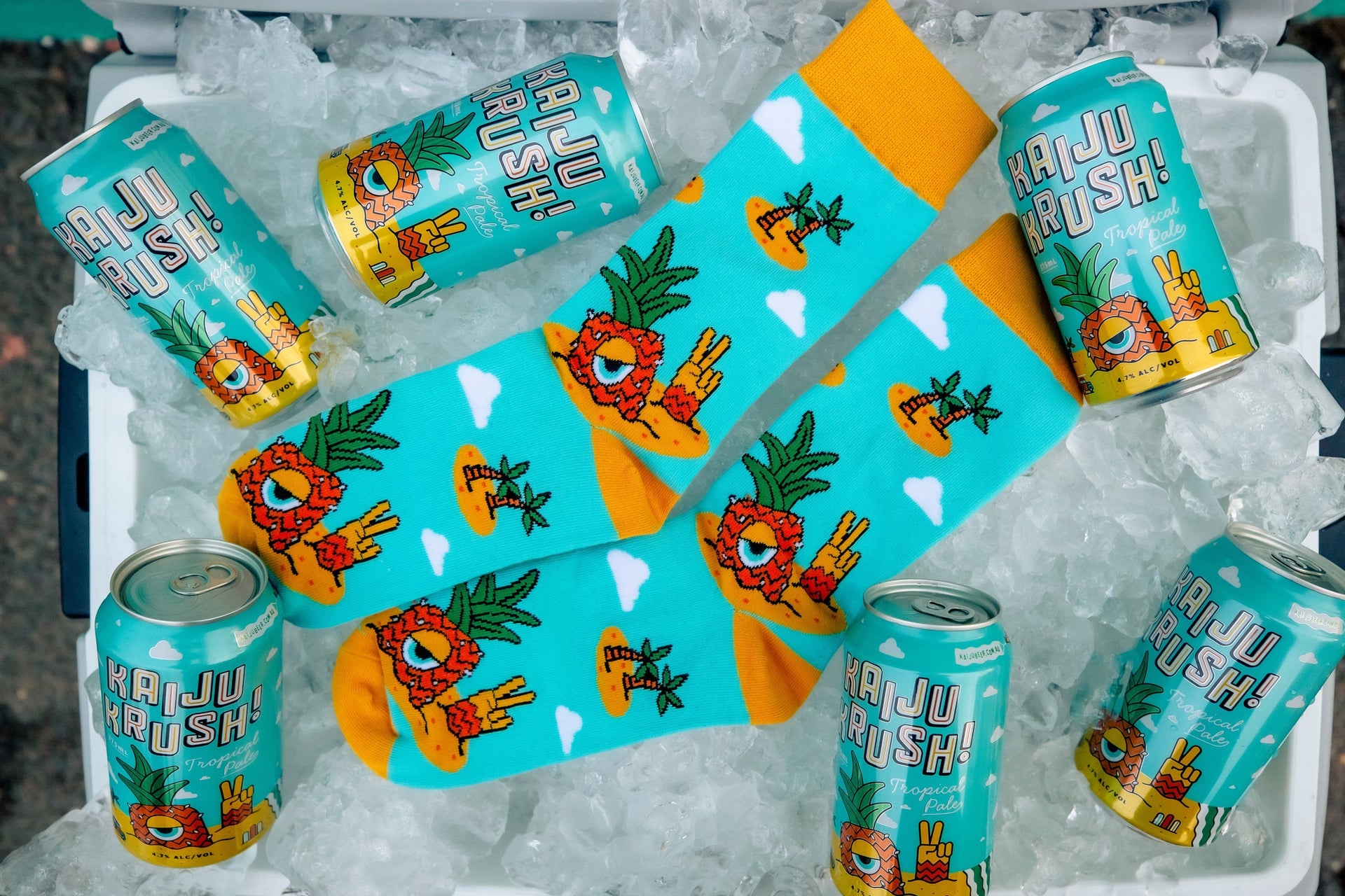 Offbeat Socks x Kaiju! Beer Collaboration. - The Offbeat Sock Company®