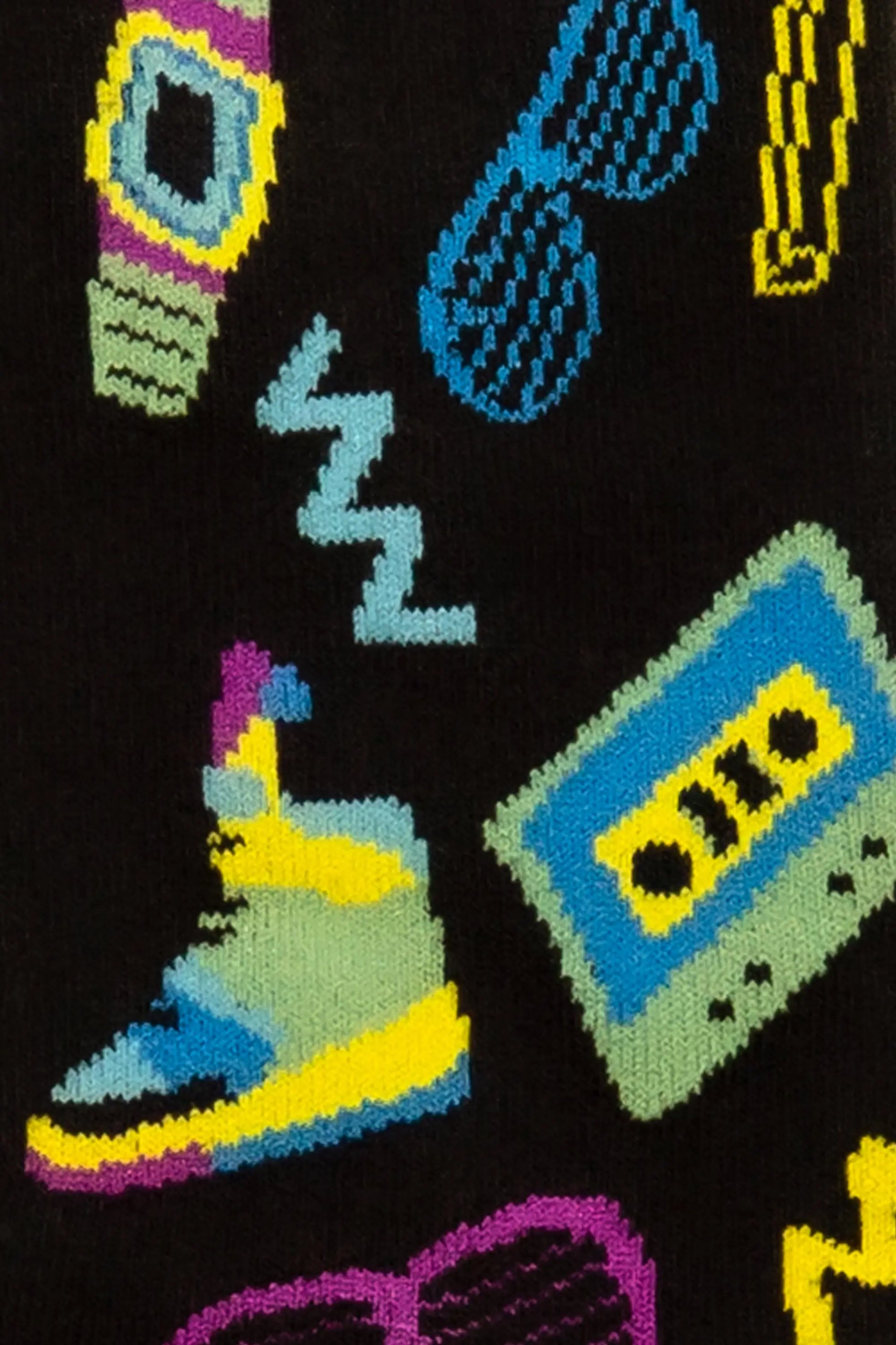 'Taking Back the 80's' Retro Socks The Offbeat Sock Company