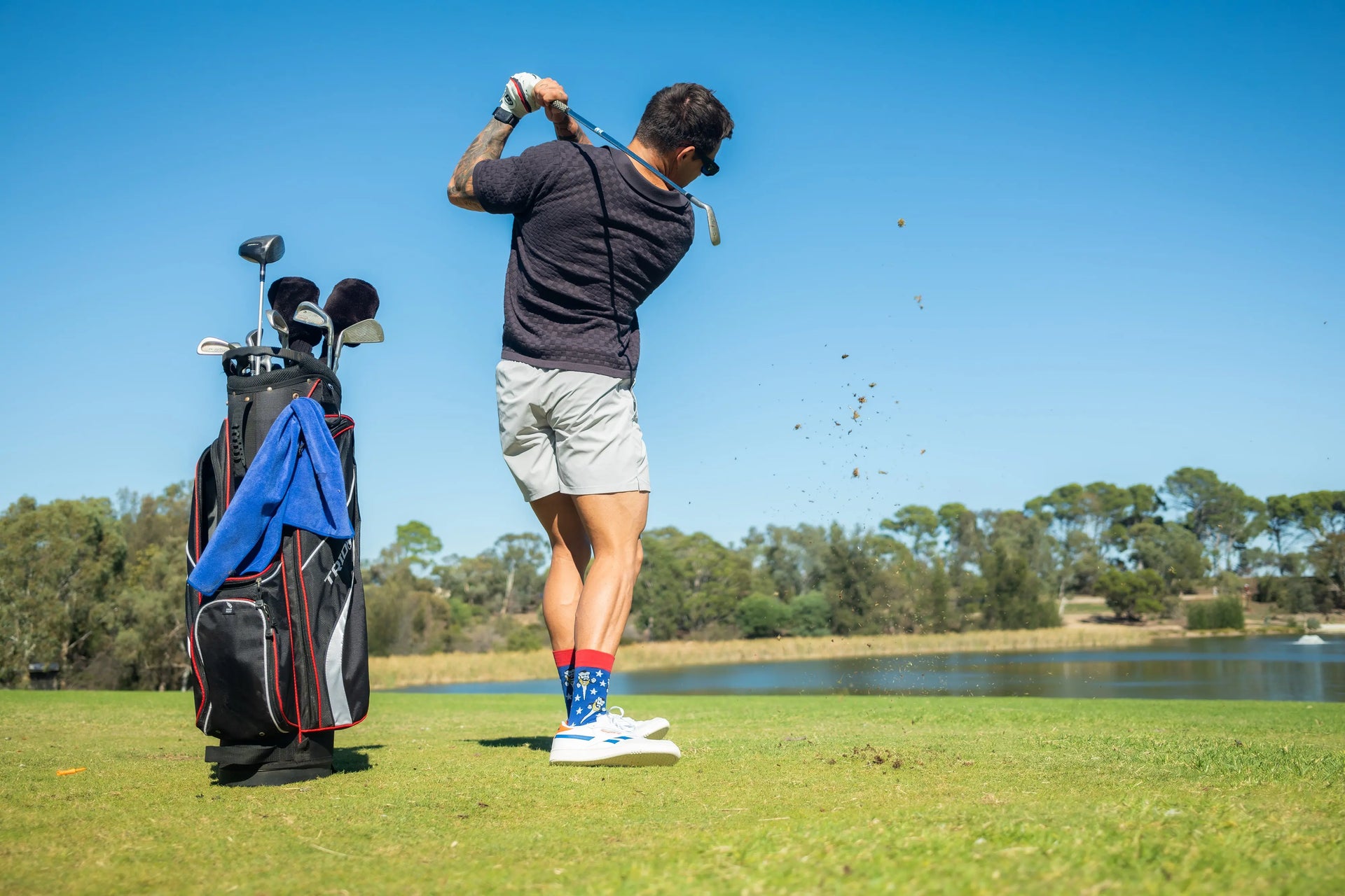 'Mr Tee' Golf Socks The Offbeat Sock Company