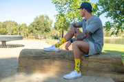 The Bee's Knees Bumblebee Socks The Offbeat Sock Company