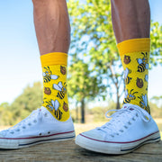 The Bee's Knees Bumblebee Socks The Offbeat Sock Company