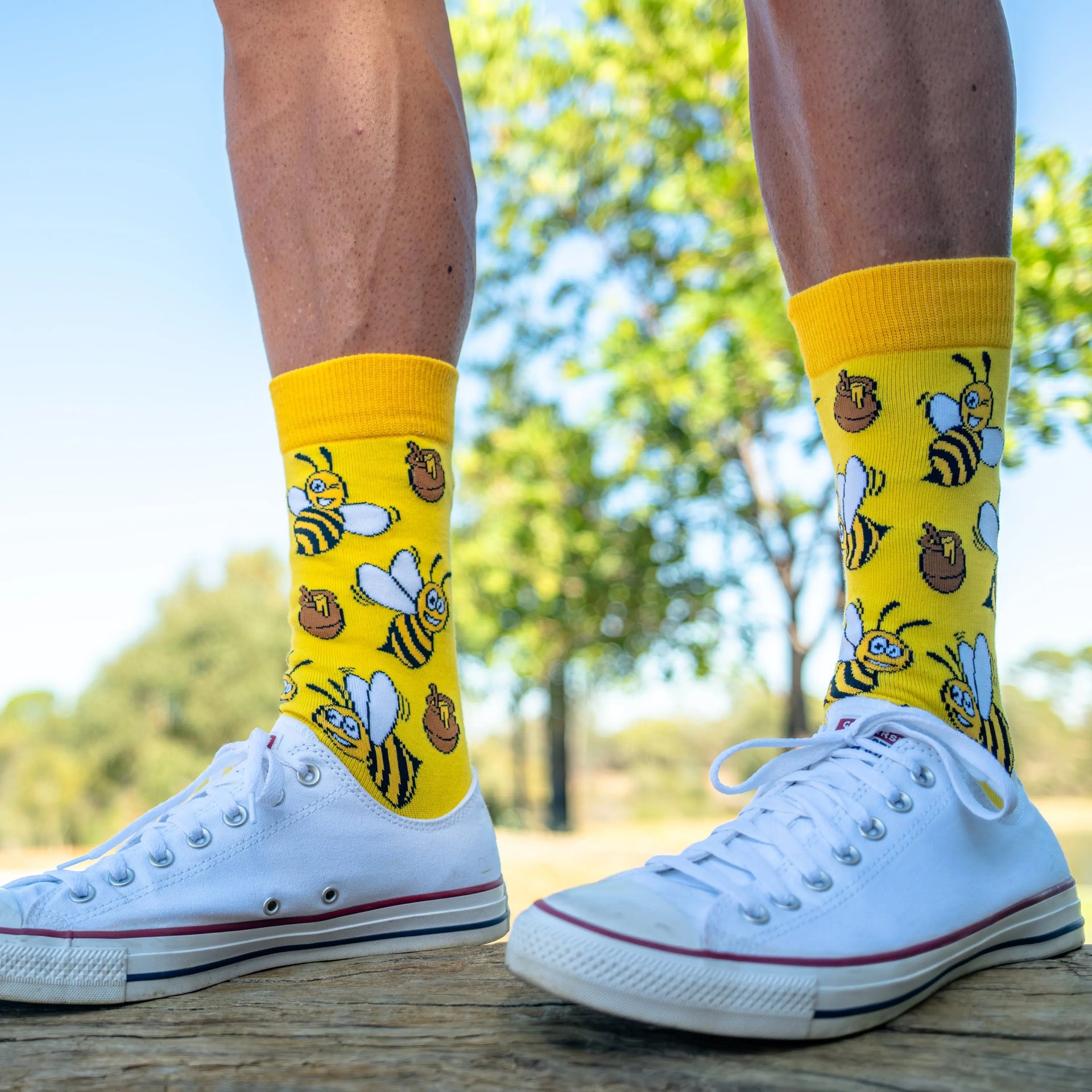 The Bee's Knees Bumblebee Socks The Offbeat Sock Company