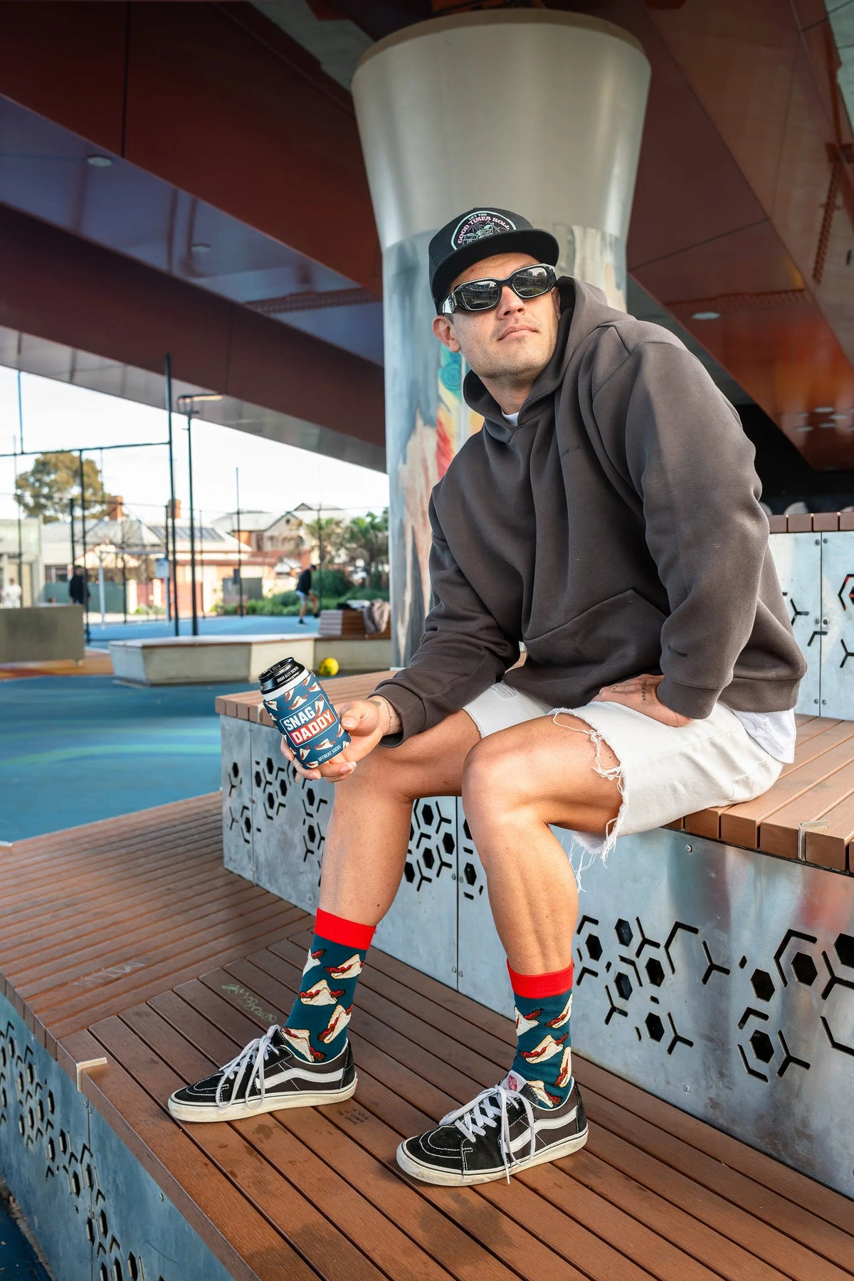 'Snag Daddy' Sausage Sizzle Socks - The Offbeat Sock Company®