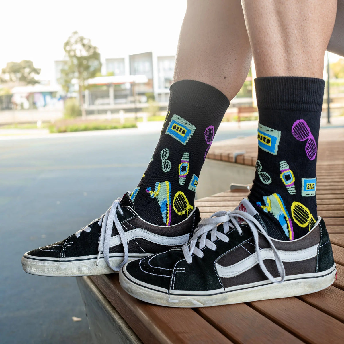 'Taking Back the 80's' Retro Socks