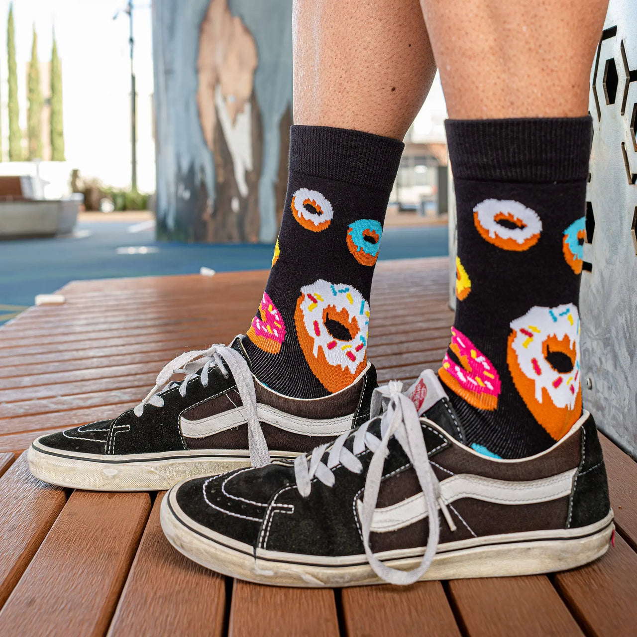 'Donut Time' Donut Socks