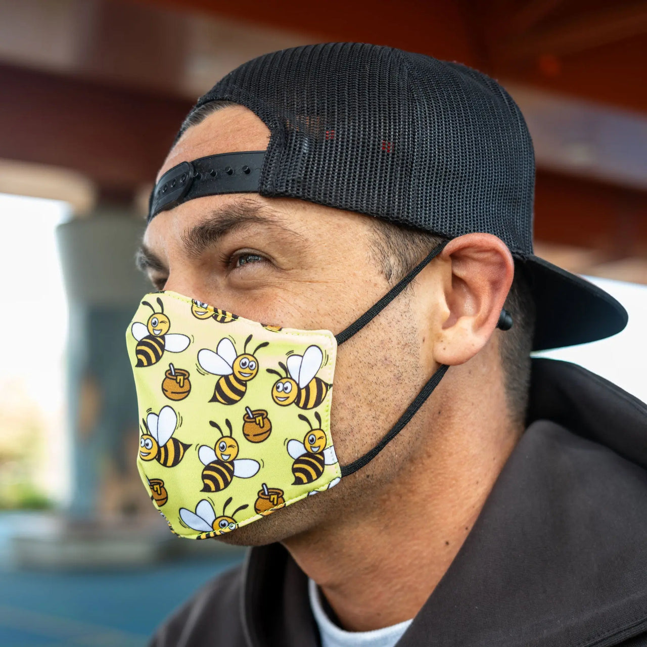 'The Bee's Knees' Bumblebee Face Mask