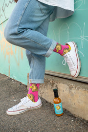'Mister Mo-Hawk' Keating and Co Condiments Socks - The Offbeat Sock Company®