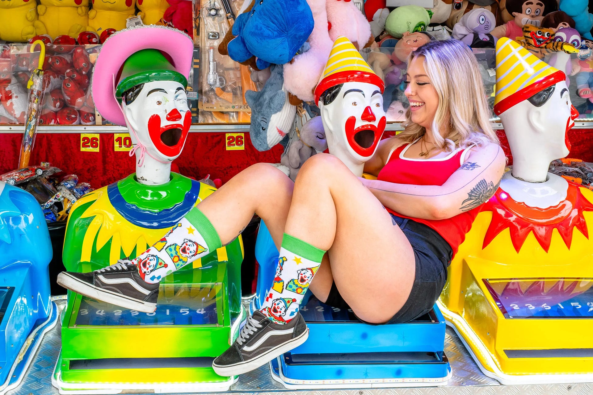 'Clowning Around' Royal Adelaide Show Socks - The Offbeat Sock Company®