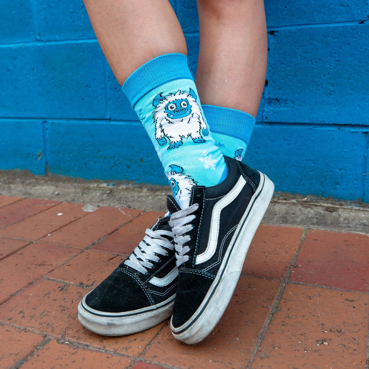'Yeti Seti Snow' Yeti Socks