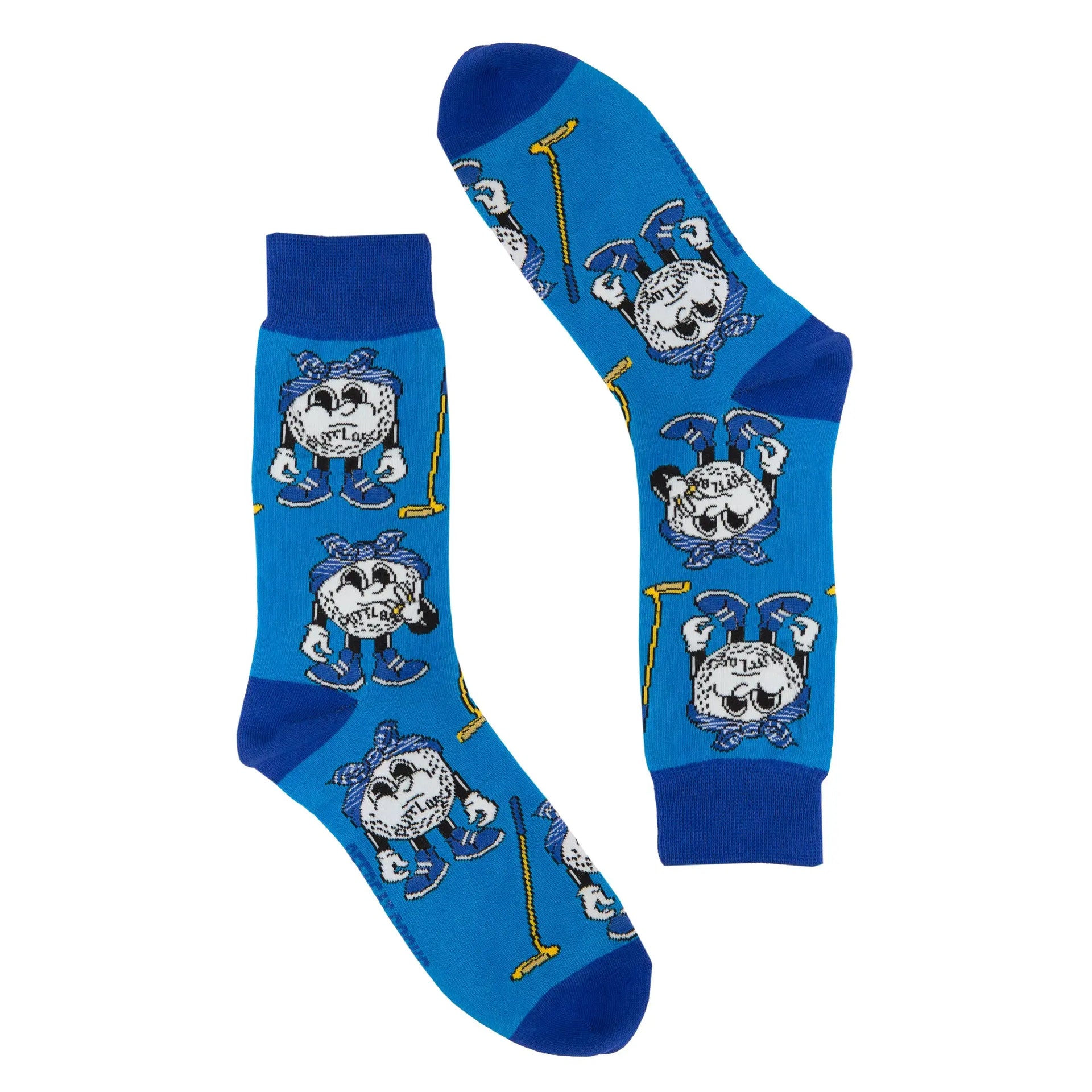 '2 Putt' Golf Socks The Offbeat Sock Company