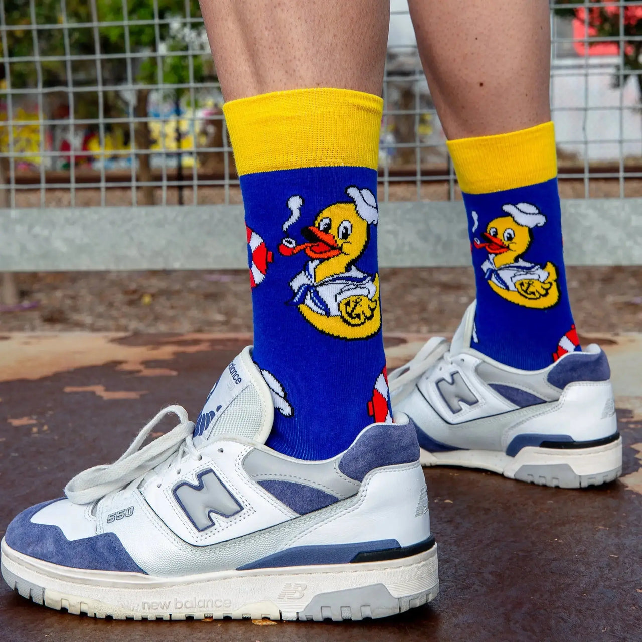 Ducks Ahoy! Rubber Ducky Socks The Offbeat Sock Company