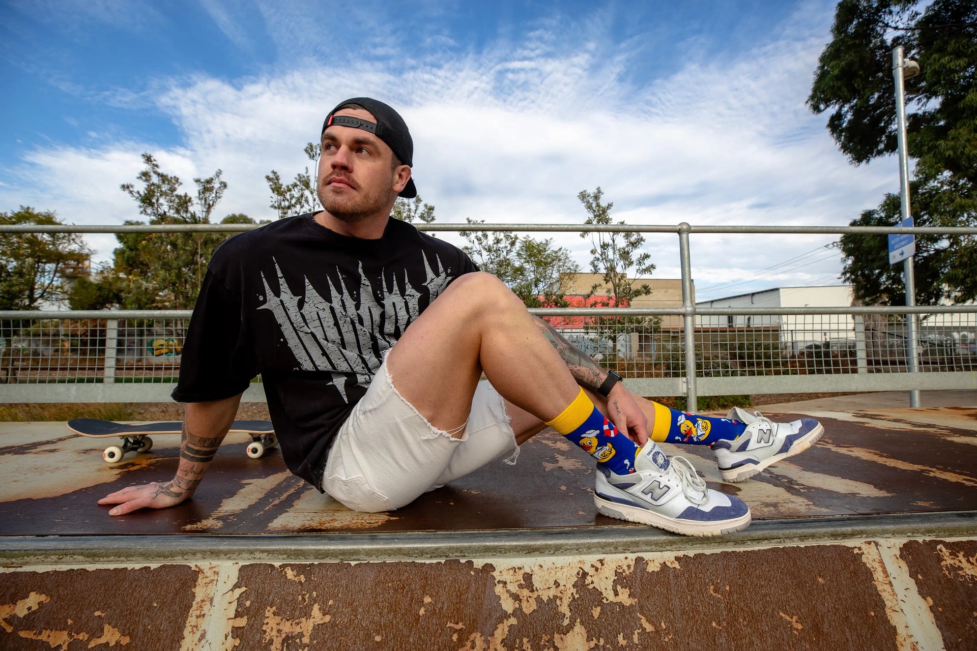 Ducks Ahoy! Rubber Ducky Socks The Offbeat Sock Company