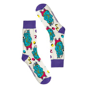 Straight Outta Sockton 'Rhymenocerous' Hip Hop Socks The Offbeat Sock Company