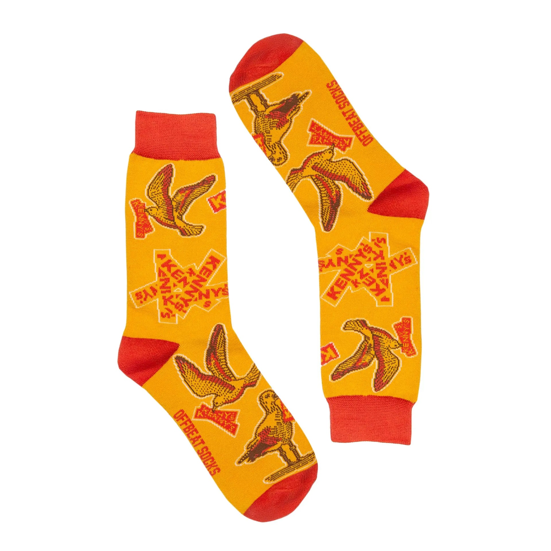 Offbeat Socks x Kenny's - Yellow Sock The Offbeat Sock Company