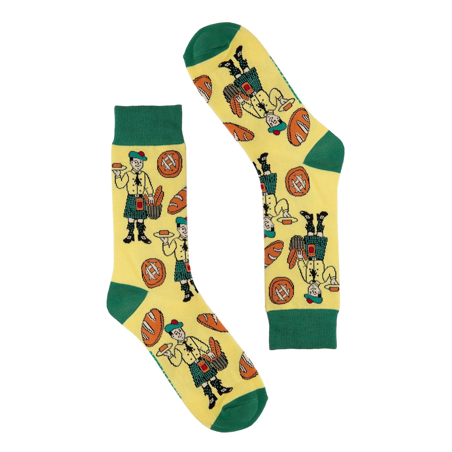 Offbeat Socks x MacIntyre Hot Bread Socks The Offbeat Sock Company