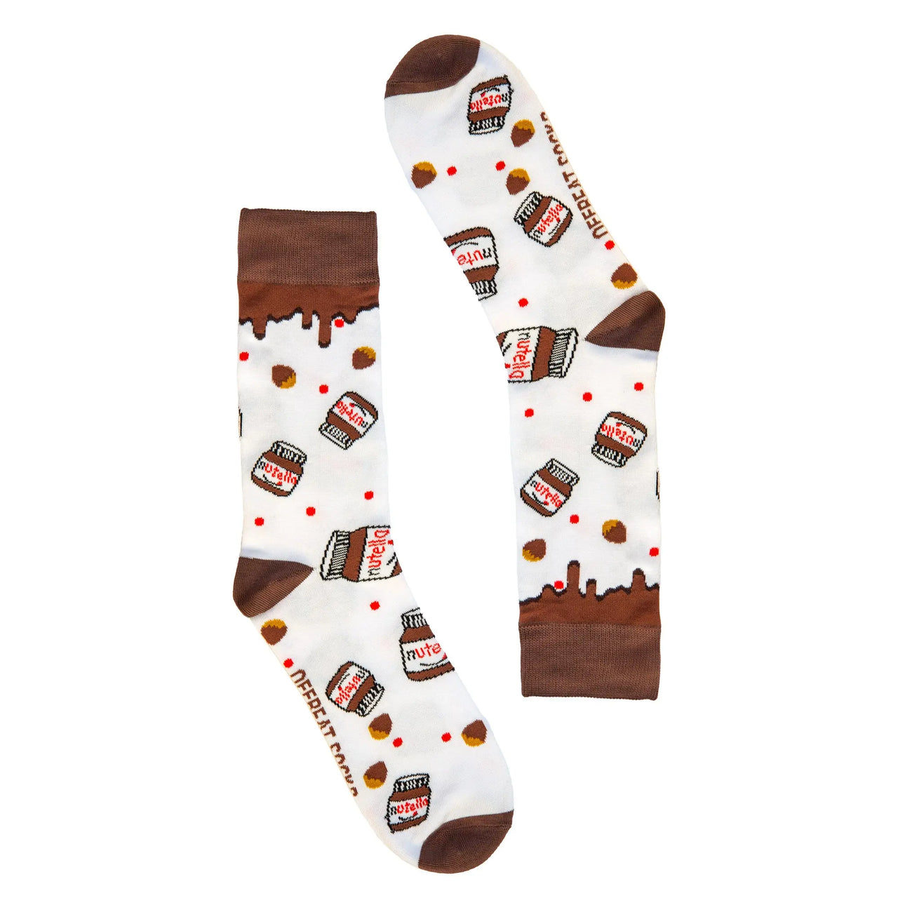 Offbeat Socks Nutella Palooza Nutella Funky Sock | The Offbeat Sock Company
