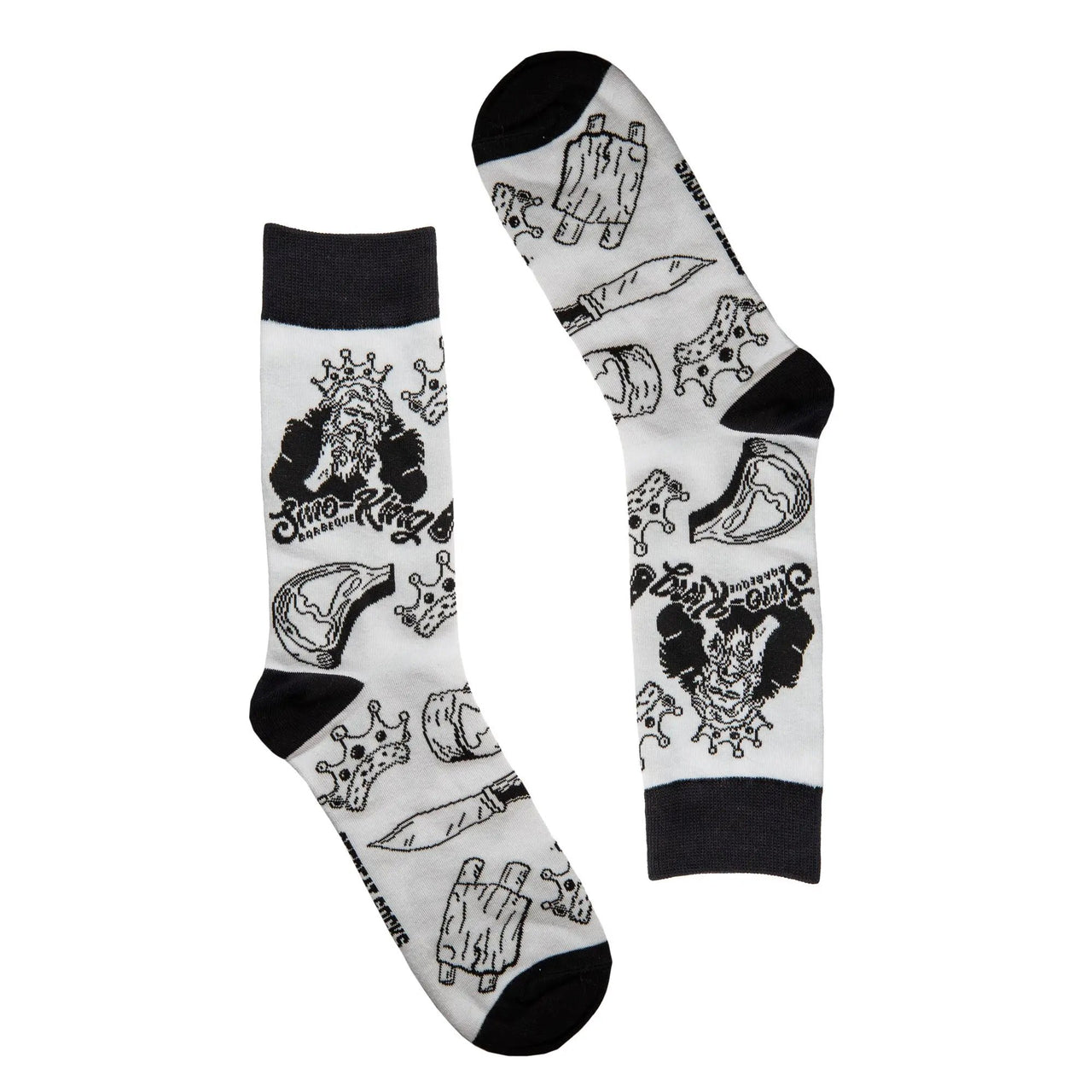 Offbeat Socks x Smo-King Barbeque Socks The Offbeat Sock Company