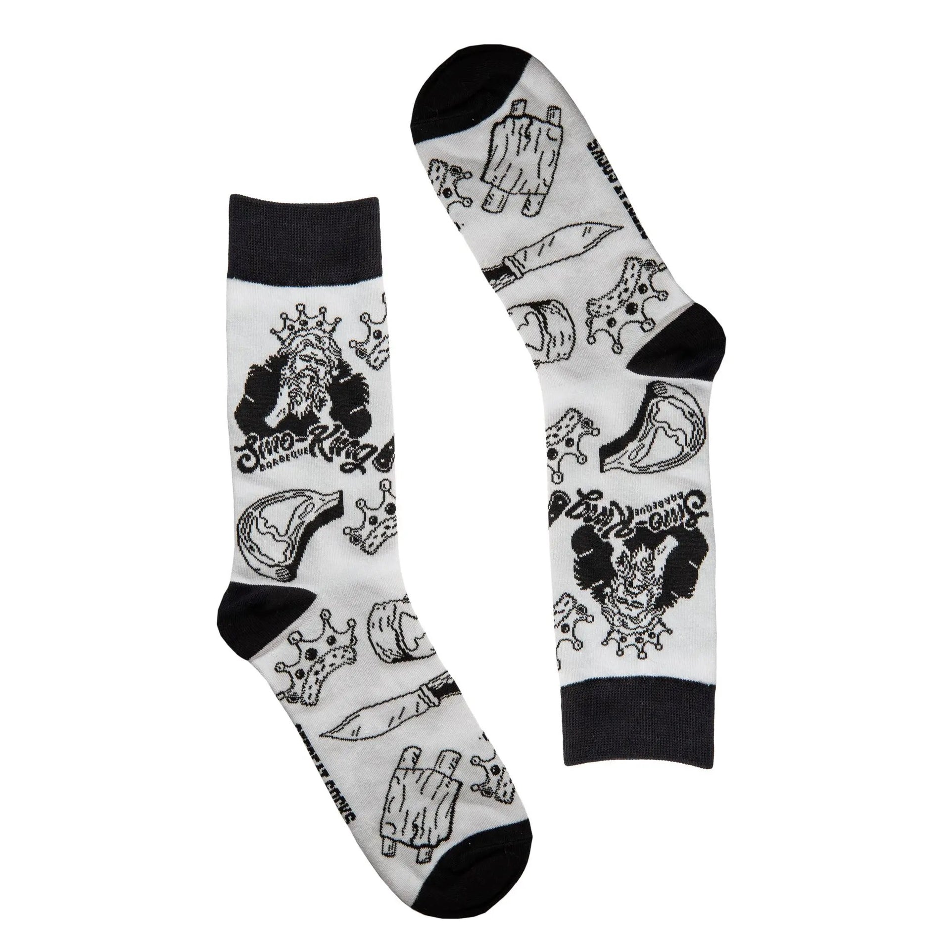 Offbeat Socks x Smo-King Barbeque Socks The Offbeat Sock Company