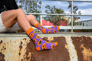 Trick or Feet - Sock O'Lantern Halloween Socks The Offbeat Sock Company