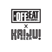Offbeat Socks x KAIJU! Krush Socks The Offbeat Sock Company