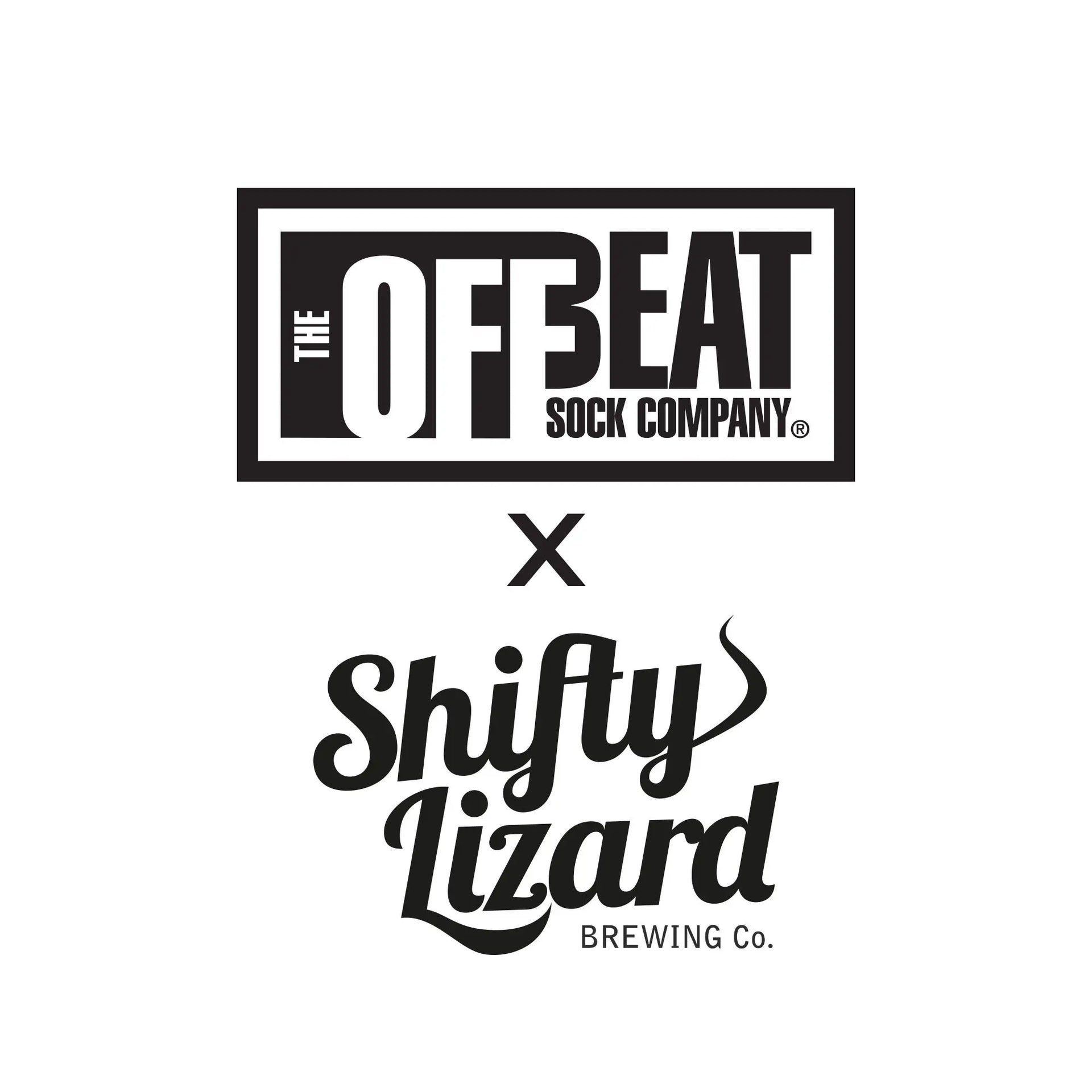 Offbeat Socks x Shifty Lizard Brewing Socks The Offbeat Sock Company