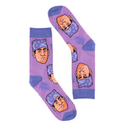 Prison Mike novelty socks flat lay